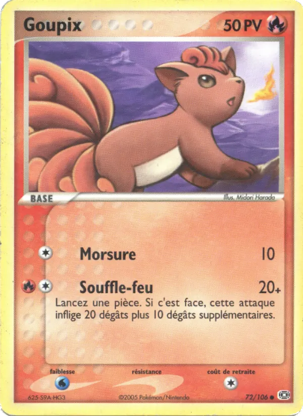 Goupix (EX Émeraude #72/106)