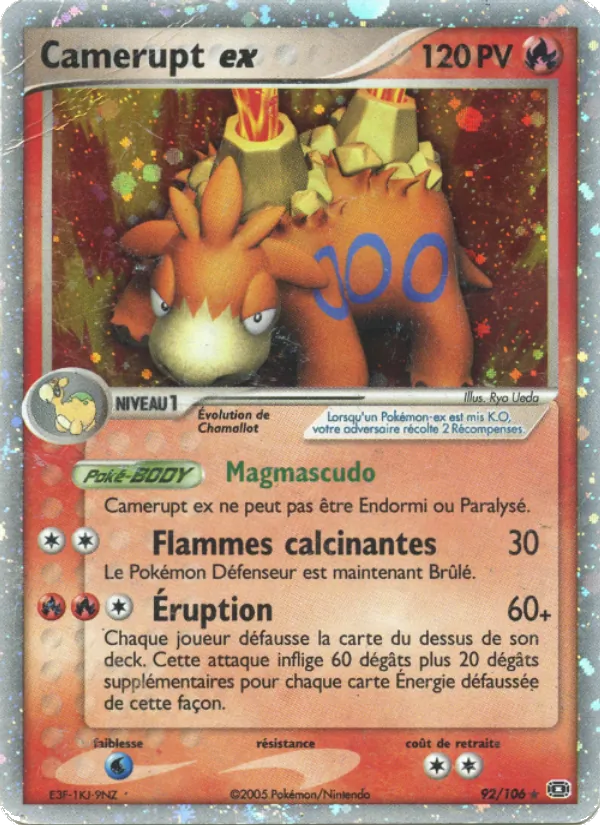 Camerupt ex (EX Émeraude #92/106)