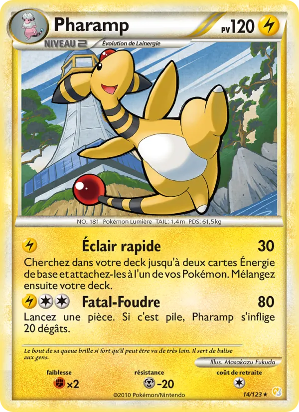 Pharamp (HeartGold SoulSilver #14/123)