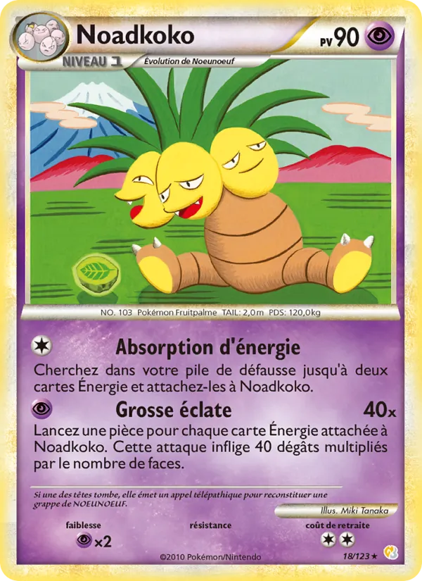 Noadkoko (HeartGold SoulSilver #18/123)