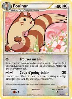 Fouinar (HeartGold SoulSilver #21/123)