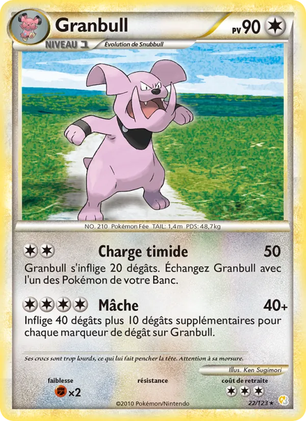 Granbull (HeartGold SoulSilver #22/123)