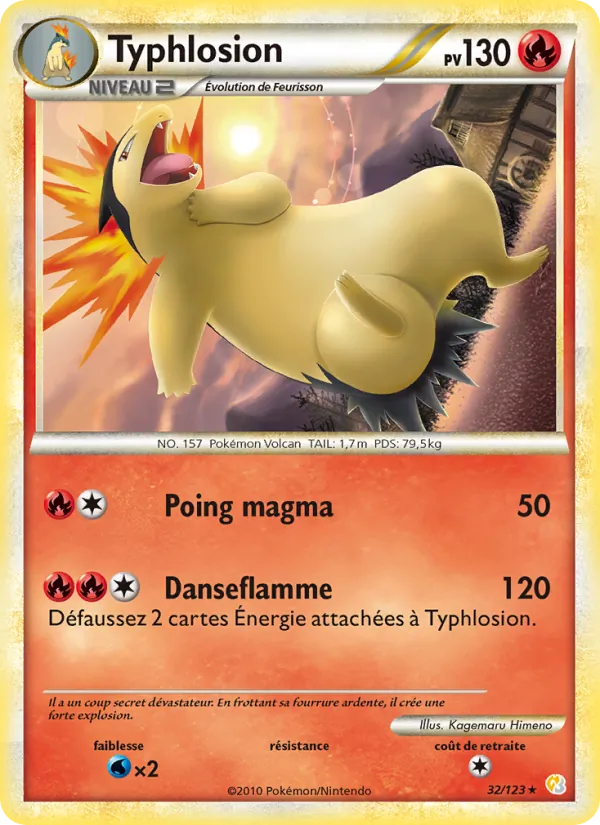 Typhlosion (HeartGold SoulSilver #32/123)