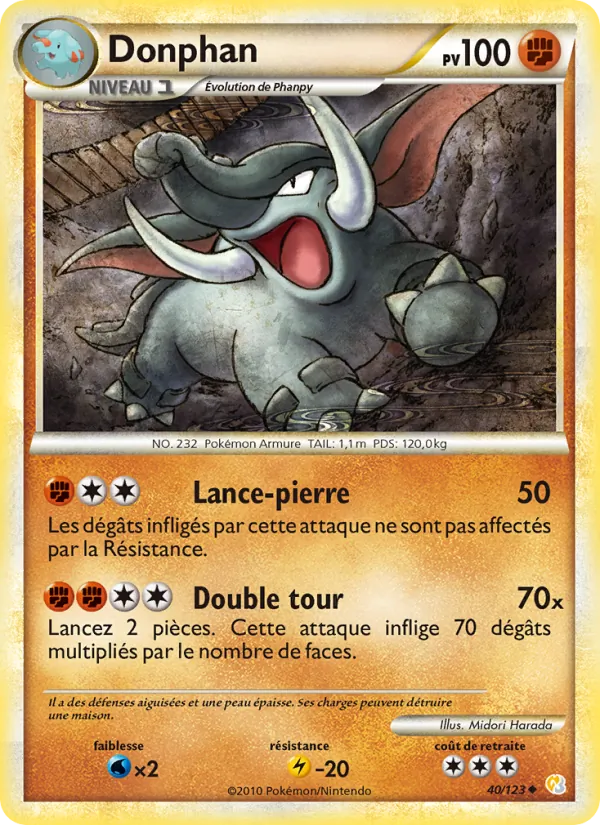 Donphan (HeartGold SoulSilver #40/123)