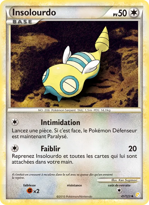 Insolourdo (HeartGold SoulSilver #41/123)
