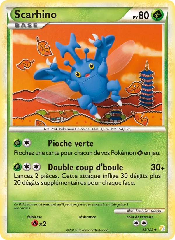 Scarhino (HeartGold SoulSilver #43/123)