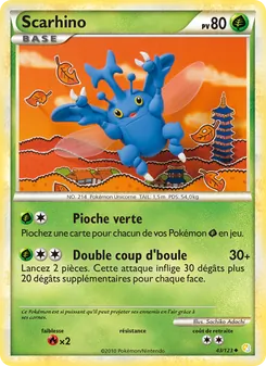 Scarhino (HeartGold SoulSilver #43/123)