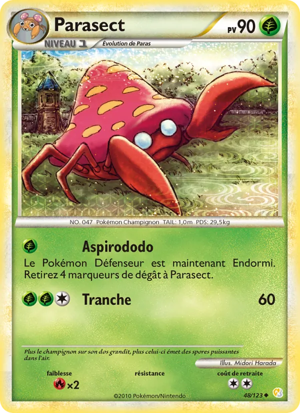 Parasect (HeartGold SoulSilver #48/123)