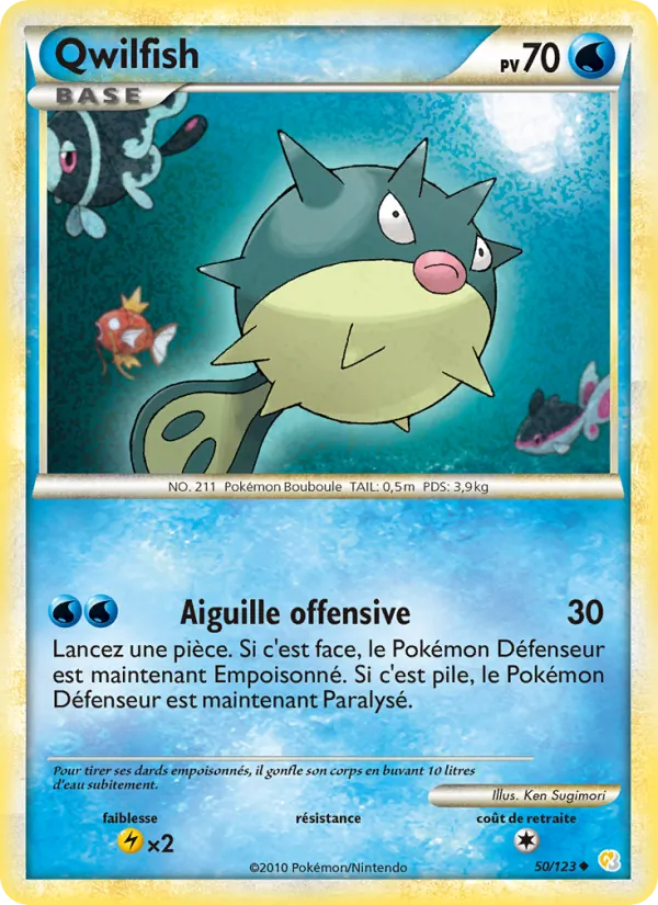 Qwilfish (HeartGold SoulSilver #50/123)