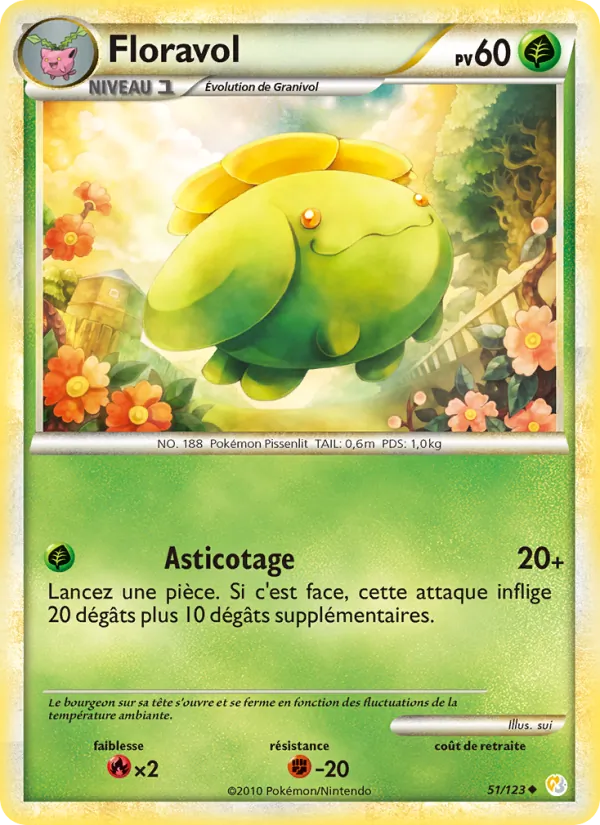 Floravol (HeartGold SoulSilver #51/123)