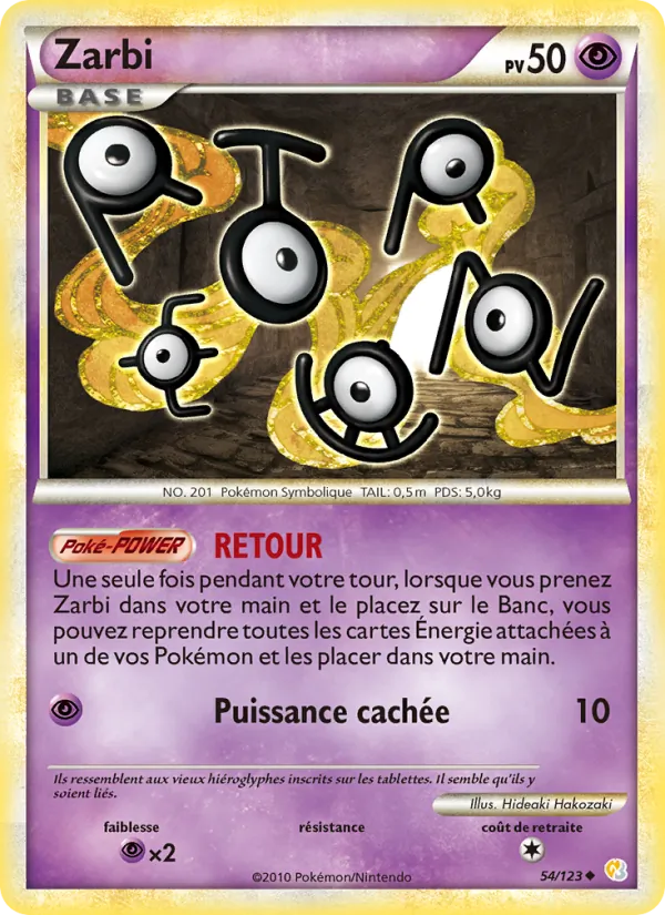 Zarbi (HeartGold SoulSilver #54/123)
