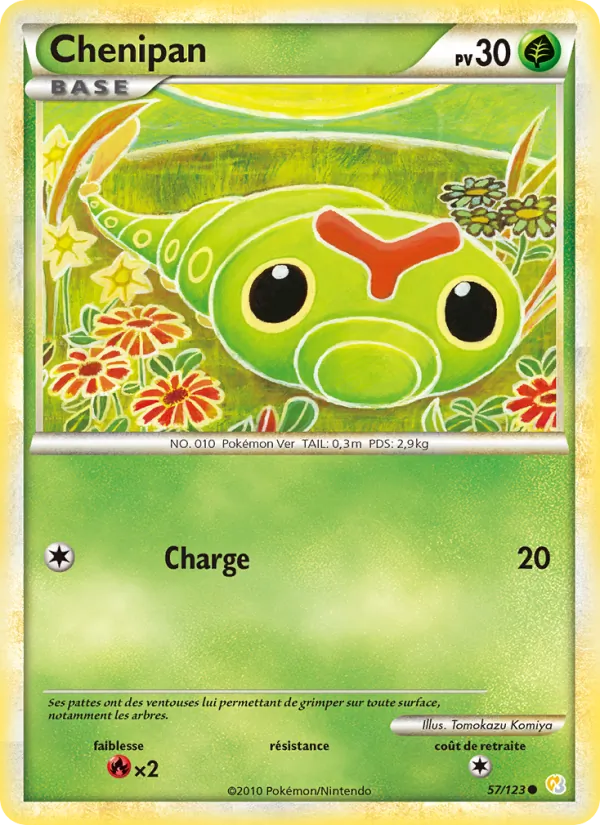 Chenipan (HeartGold SoulSilver #57/123)