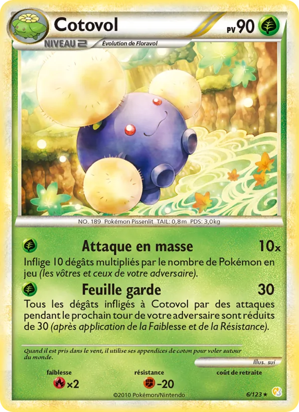 Cotovol (HeartGold SoulSilver #6/123)