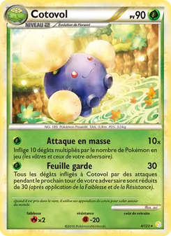 Cotovol (HeartGold SoulSilver #6/123)