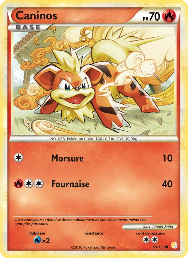 Caninos (HeartGold SoulSilver #65/123)