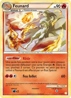 Feunard (HeartGold SoulSilver #7/123)