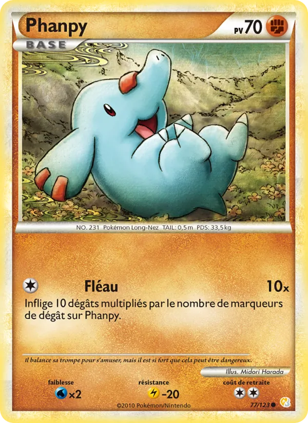 Phanpy (HeartGold SoulSilver #77/123)