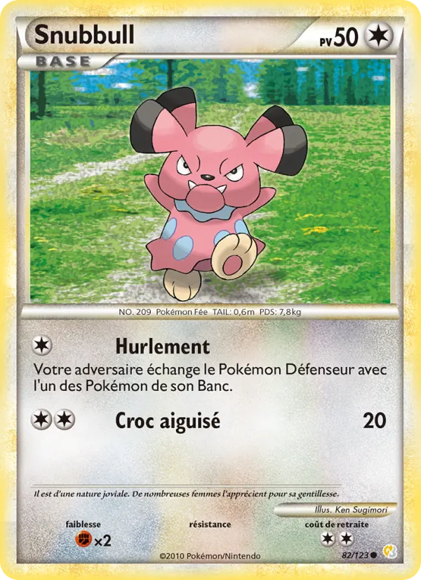 Snubbull (HeartGold SoulSilver #82/123)