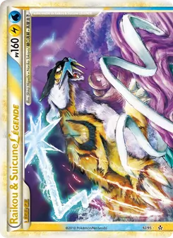 Raikou & Suicune LÉGENDE (haut) (Déchaînement #92/95)