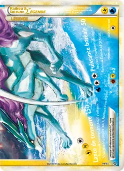 Raikou & Suicune LÉGENDE (bas) (Déchaînement #93/95)