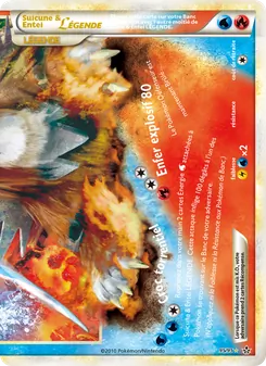Suicune & Entei LÉGENDE (bas) (Déchaînement #95/95)
