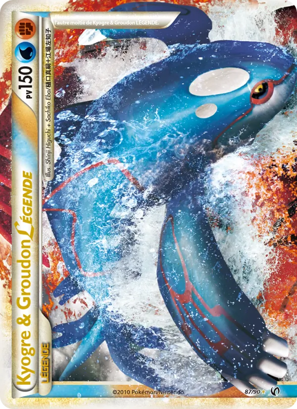 Kyogre & Groudon LÉGENDE (Indomptable #87/90)