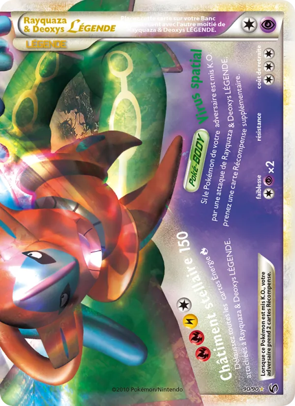 Rayquaza & Deoxys LÉGENDE (Indomptable #90/90)