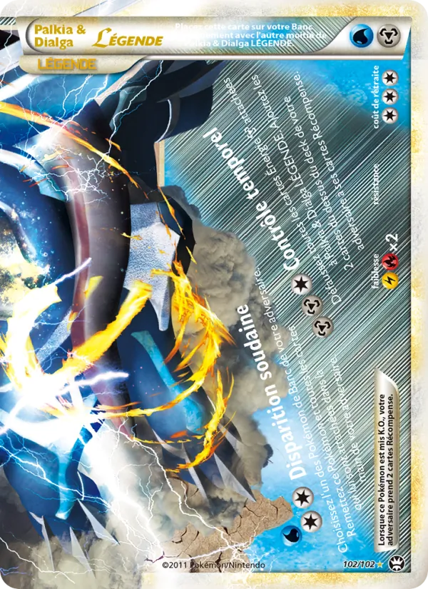 Palkia & Dialga LÉGENDE (Triumphant #102/102)