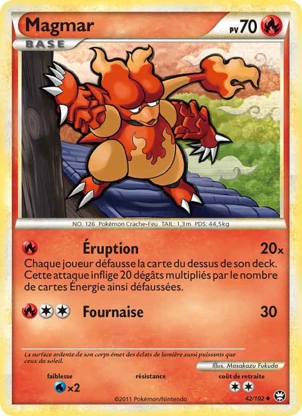 Magmar (Triumphant #42/102)