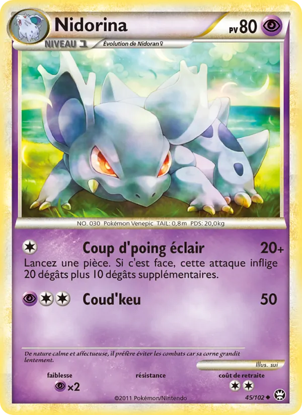 Nidorina (Triumphant #45/102)