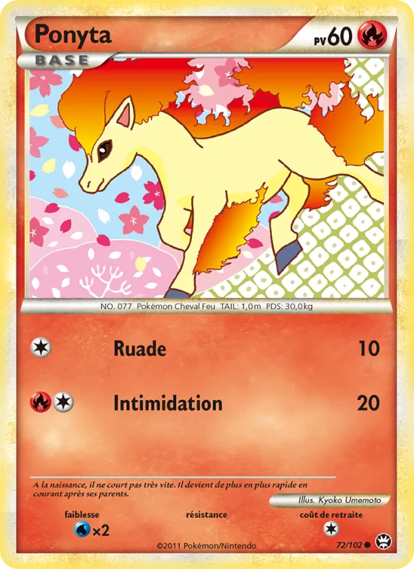 Ponyta (Triumphant #72/102)