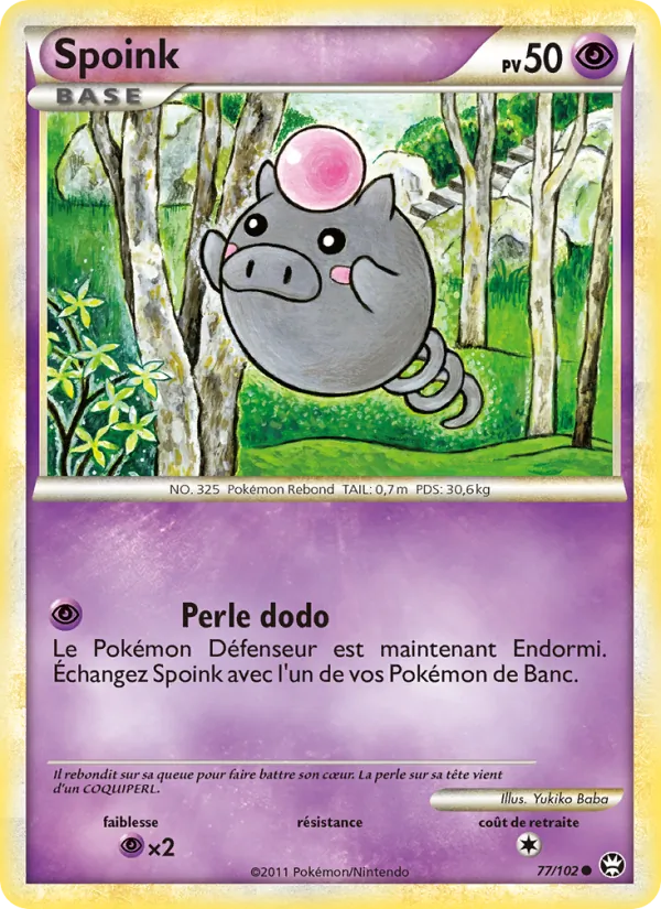 Spoink (Triumphant #77/102)
