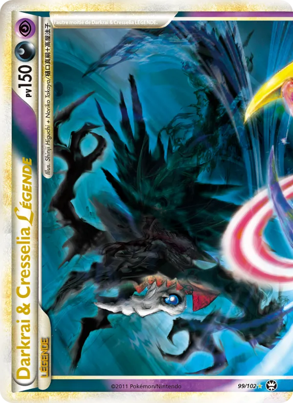 Darkrai & Cresselia LÉGENDE (Triomphant #99/102)