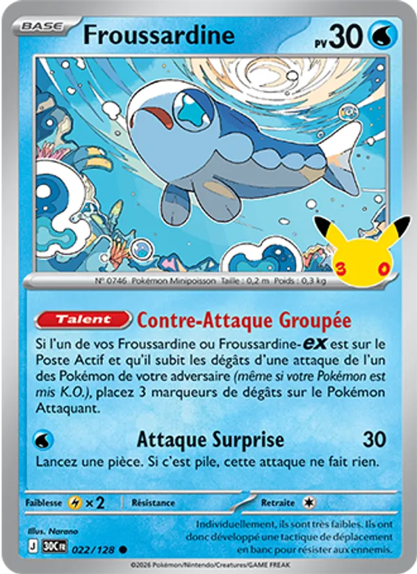Froussardine (30ᵉ Anniversaire #022/128)