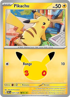 Pikachu (30ᵉ Anniversaire #031/128)