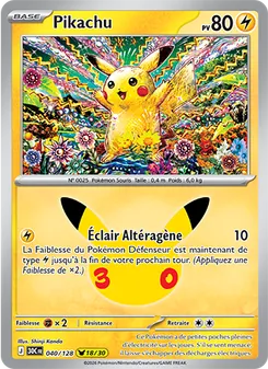 Pikachu (30ᵉ Anniversaire #040/128)
