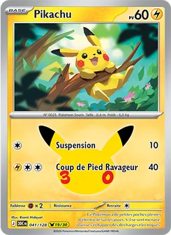 Pikachu (30ᵉ Anniversaire #041/128)
