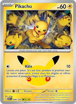 Pikachu (30ᵉ Anniversaire #044/128)