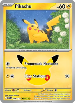 Pikachu (30ᵉ Anniversaire #045/128)