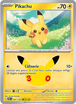 Pikachu (30ᵉ Anniversaire #047/128)