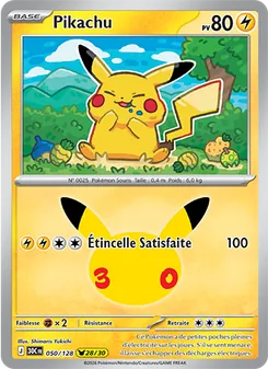 Pikachu (30ᵉ Anniversaire #050/128)