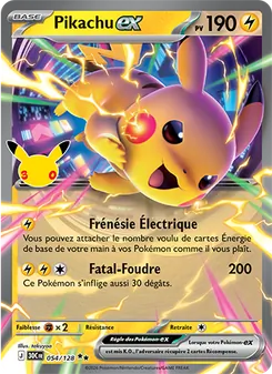 Pikachu-ex (30ᵉ Anniversaire #054/128)