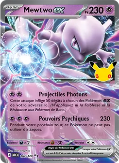 Mewtwo-ex (30ᵉ Anniversaire #064/128)