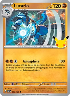 Lucario (30ᵉ Anniversaire #083/128)