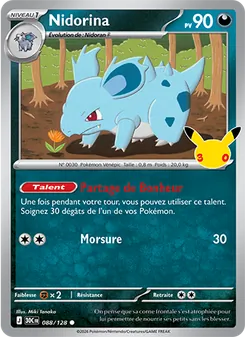 Nidorina (30ᵉ Anniversaire #088/128)