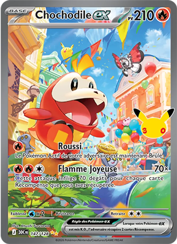 Chochodile-ex (30ᵉ Anniversaire #147/128)