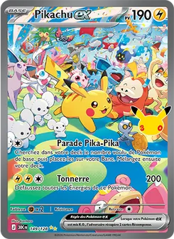 Pikachu-ex (30ᵉ Anniversaire #149/128)