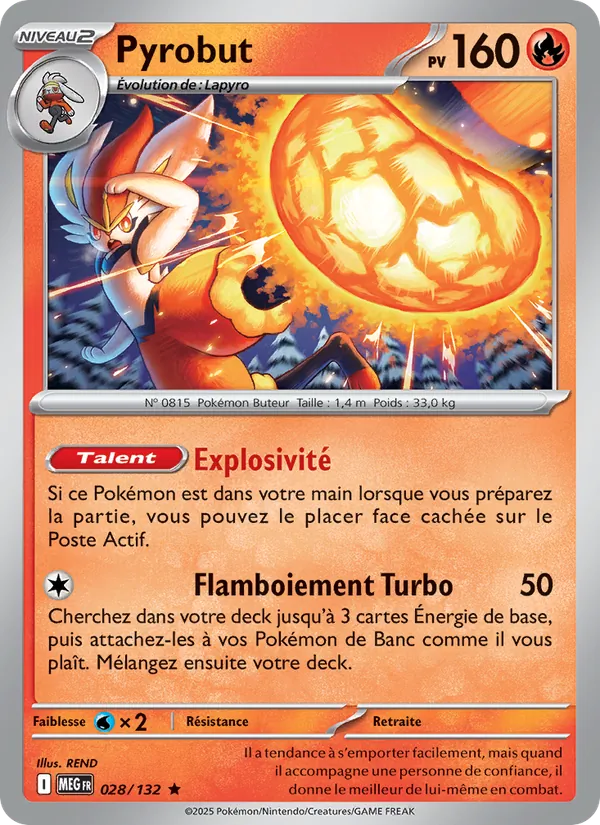 Pyrobut (Mega Evolution #028/132)