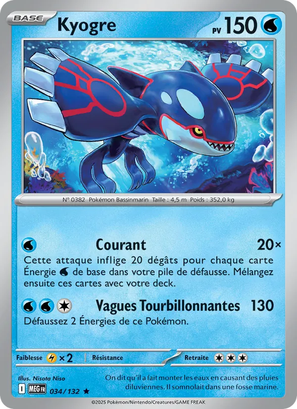 Kyogre (Mega Evolution #034/132)