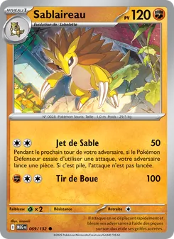 Sablaireau (Méga-Évolution #069/132)